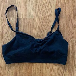 Aerie Sz LARGE black bralette